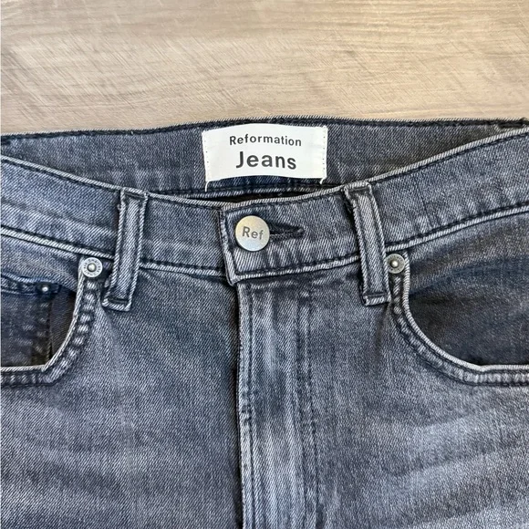 Reformation Jesse High Crop Boot Black Size 24 - Picture 4 of 5